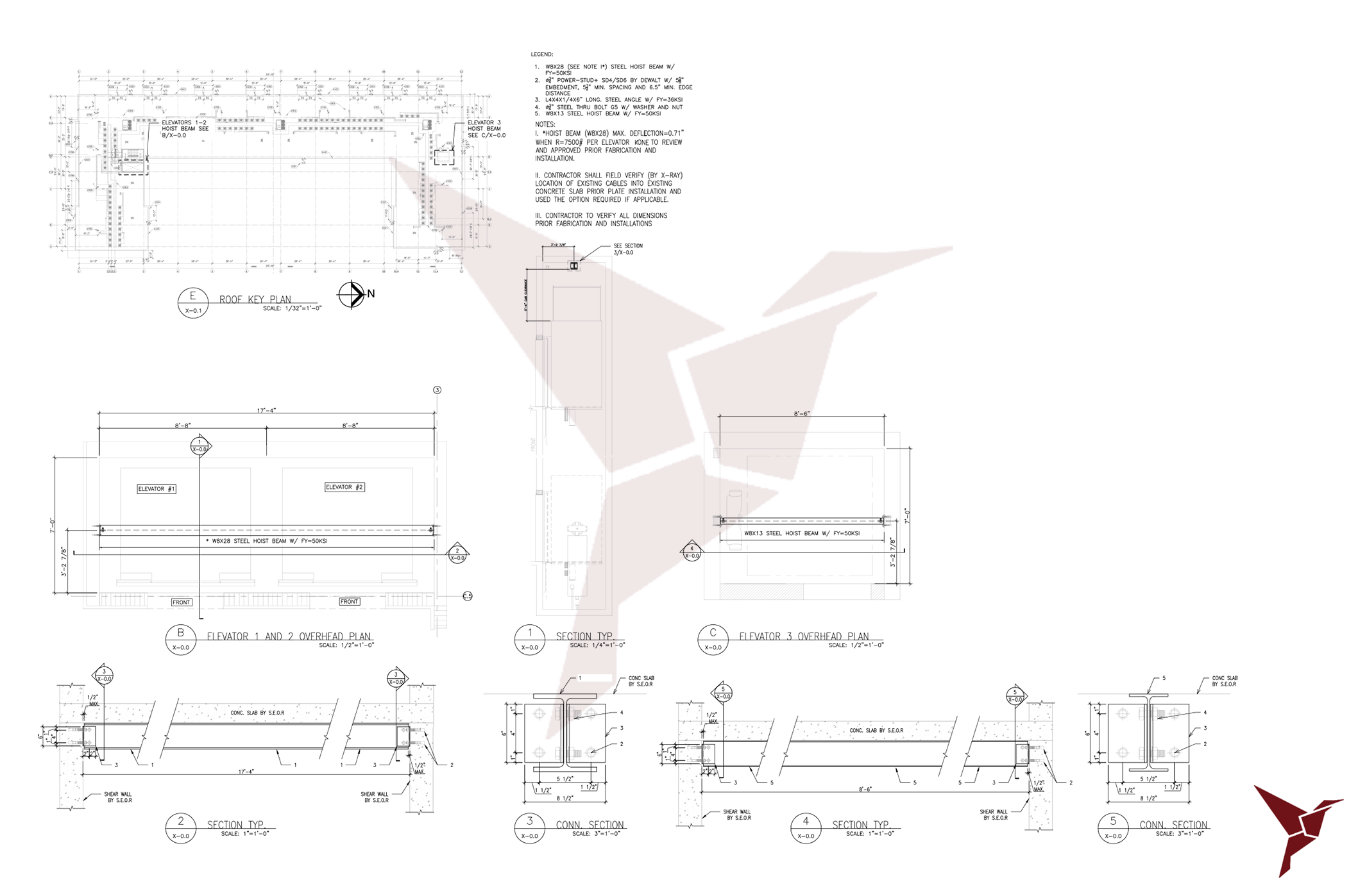 Elevator Steel Hoist Beam